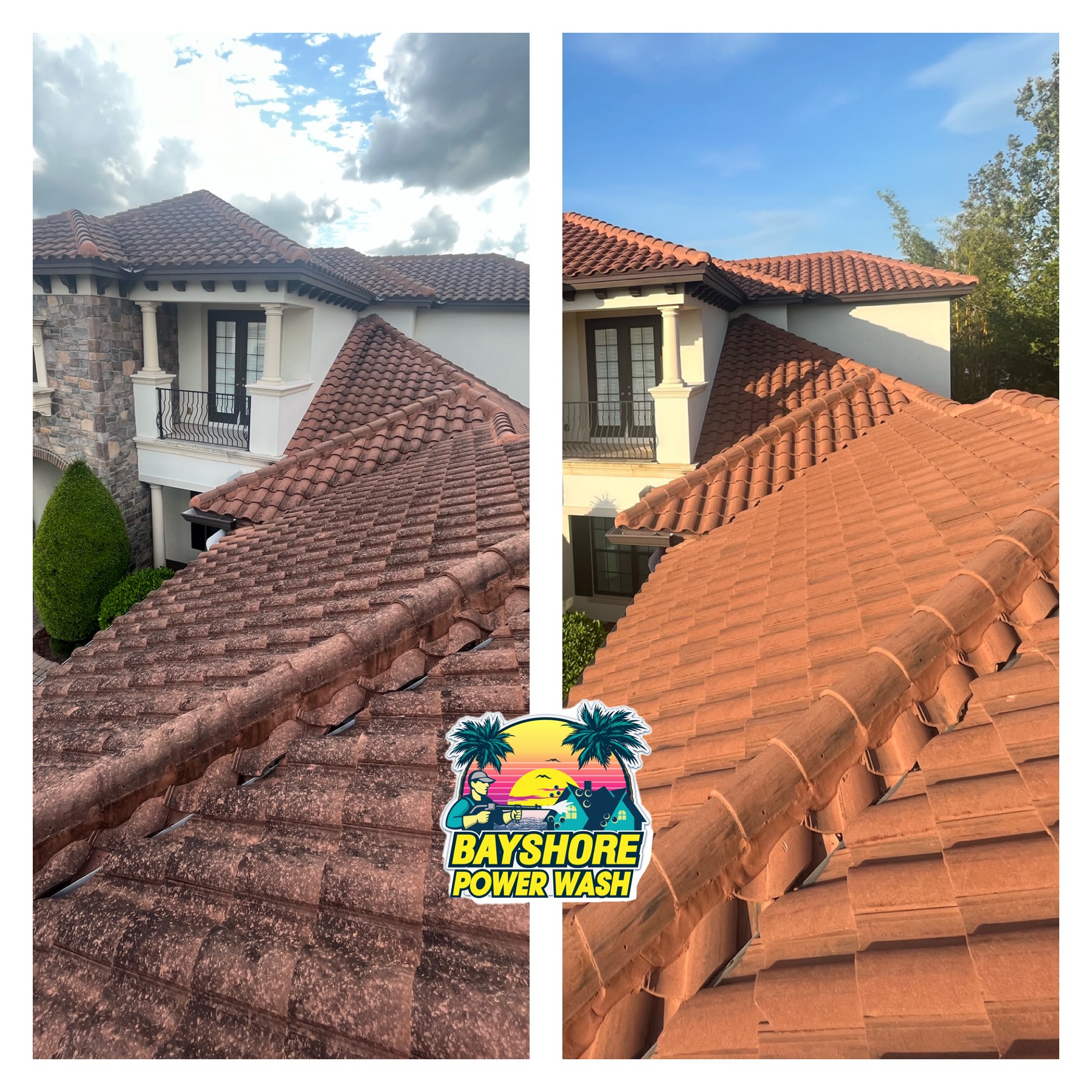 St Petersburg, FL Terra Cotta Roof Cleaning: The Bayshore Power Wash Difference Thumbnail